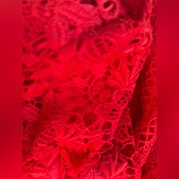 Lovers + Friends Vibrant Red Floral Mini Skirt
Womens lace Fringe Sz s - Picture 7 of 7